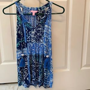 Adorable Lilly Pulitzer tassel tank